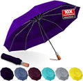 3T Wind Armor Travel Umbrella Compact Easy Auto Open Close Folding Umbrellas by LFLFWY