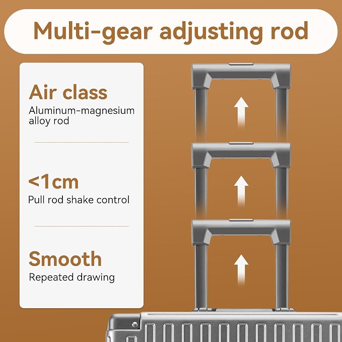ROAMING Zipperless Luggage Airline Approved - Image 6