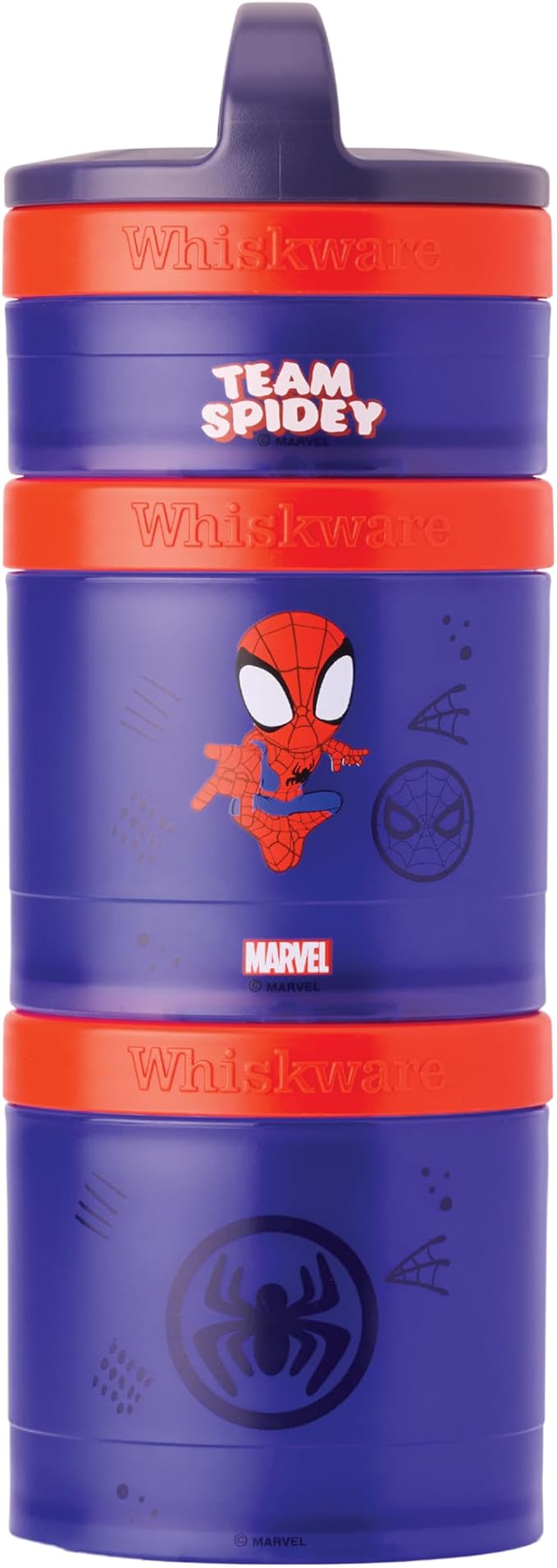 Whiskware Spider-Man Team Spidey Stackable Snack Containers by Whiskware