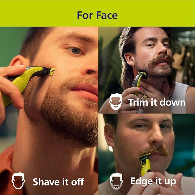 Philips Norelco OneBlade 360 Hybrid Face + Body, Electric Beard Trimmer - Image 2