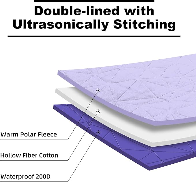 Outdoor Waterproof Blanket, Foldable Fleece Stadium Blanket - Image 5