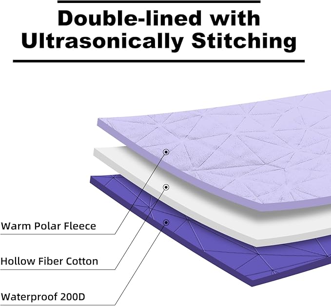 Outdoor Waterproof Blanket, Foldable Fleece Stadium Blanket - Image 5