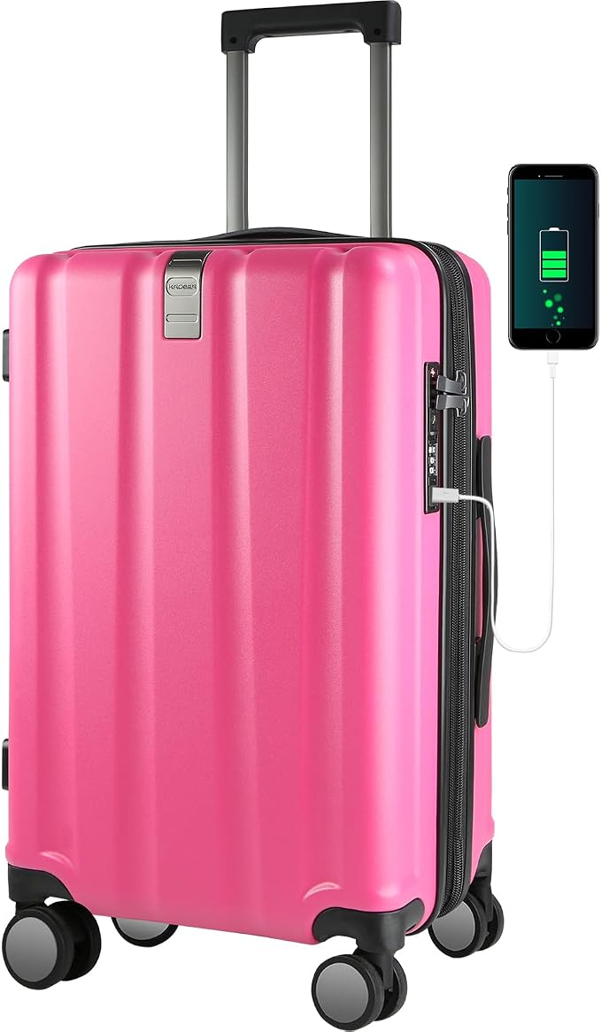 KROSER Hardside Expandable Carry On Luggage by KROSER