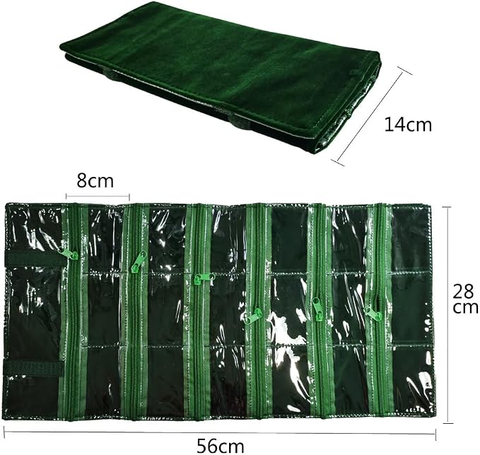 Travel Jewelry Roll Bag Portable Organizer Pouch - Image 2