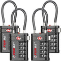 Forge TSA Approved Luggage Locks 4 Digit Combination TSA Travel Locks by Forge