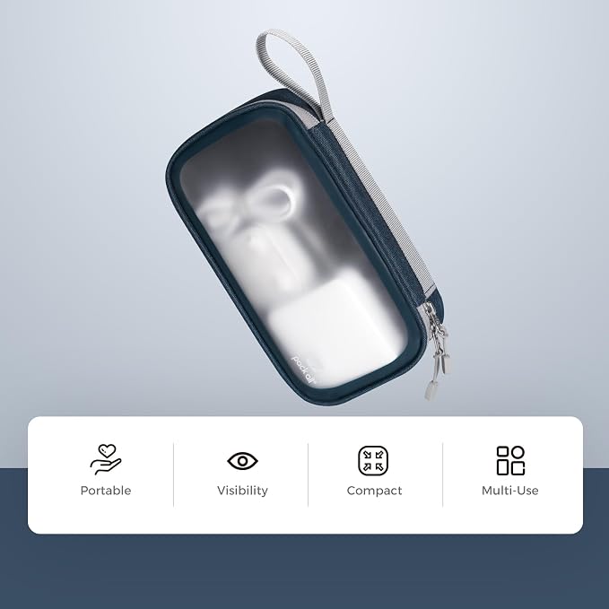 pack all Clear Electronic Organizer, TPU Cable Organizer Bag, Compact Cord - Image 7