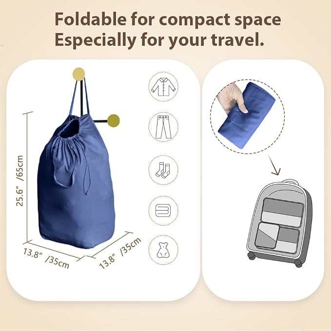 MCleanPin 140L Washable Laundry Bags - Image 4