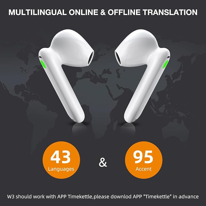 Timekettle WT2 Edge W3 Translator Device, Bidirection Simultaneous Translation - Image 7