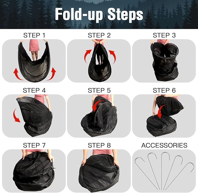 Single Person Pop Up Tent, 1 Person Mosquito Net Tent - Image 7