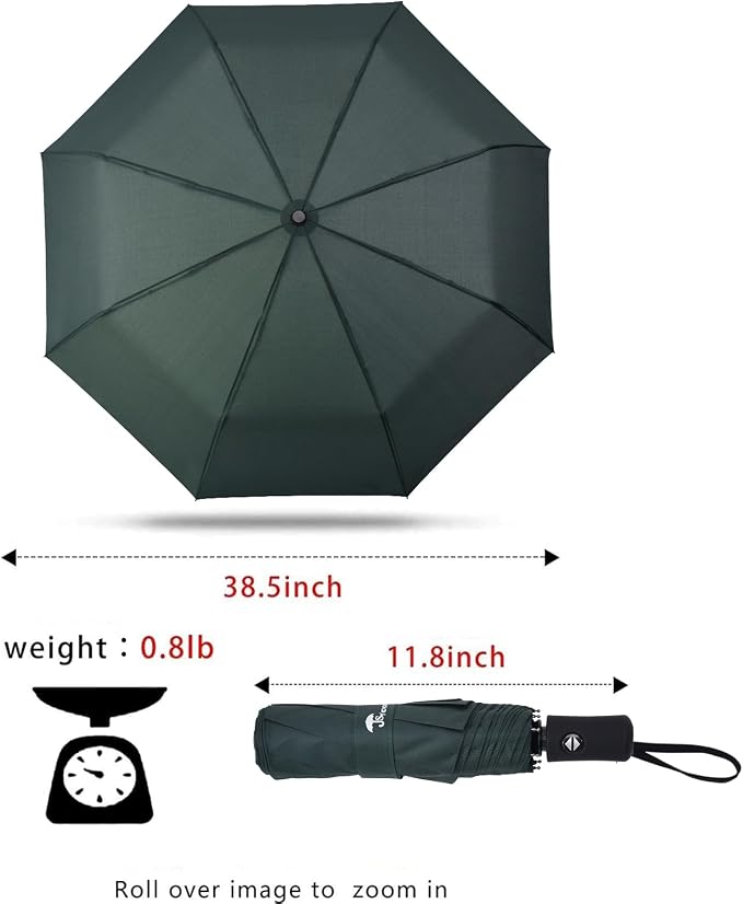 SY COMPACT Travel Umbrella Windproof Automatic Umbrellas Small Compact UV Sun - Image 4