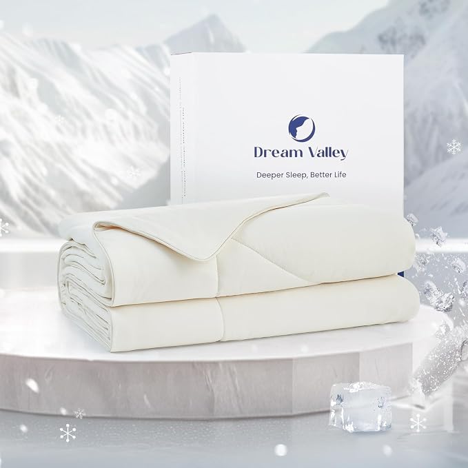 Dream Valley® Outlast® Deepsleep Cooling Comforter, Full/Queen Size, NASA-Grade by DreamValley