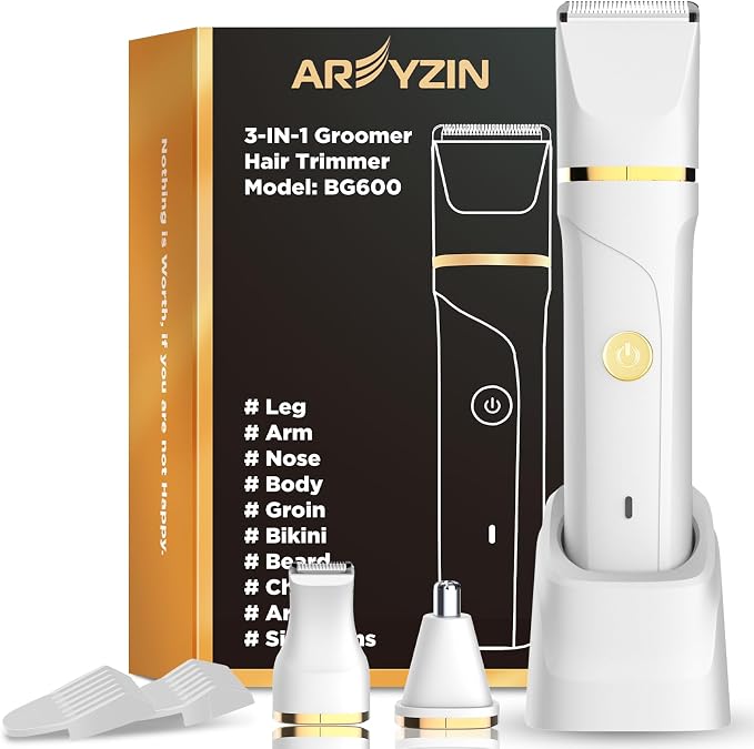AREYZIN Bikini Trimmer for Women Painless Electric Razor for Women, 3 in 1 by AREYZIN