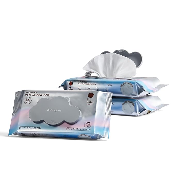 Bc Babycare Flushable Wipes, Hypoallergenic by BCBABYCARE