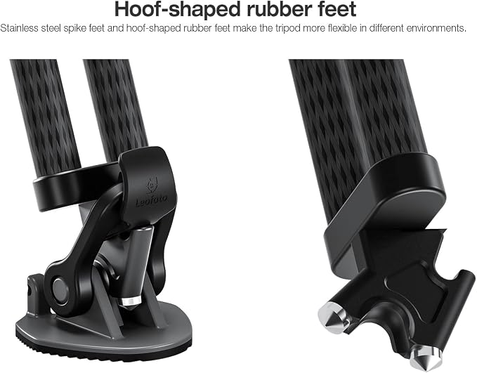 Leofoto LVC-253C+BV-15 King Kong Series Carbon Fiber Dual Leg Video Tripod w - Image 7
