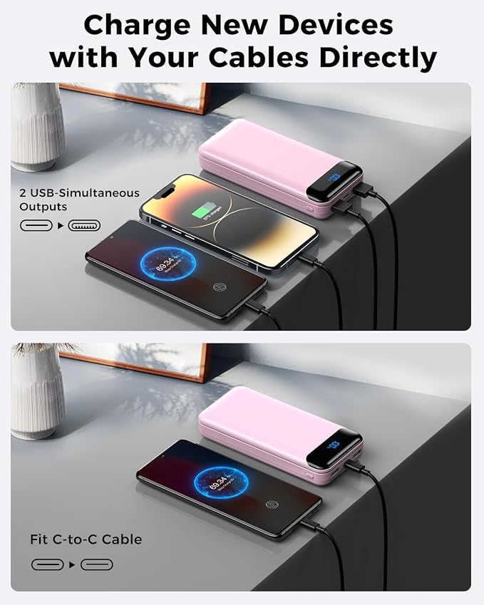 Portable Charger Power Bank 40000mAh Powerbank PD 30W and QC 4.0 Fast Charging - Image 4