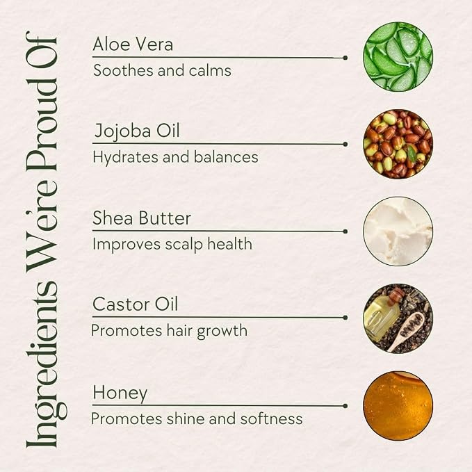 Natural Shampoo for Hair Care, Sulfate Free Shampoo - Image 2