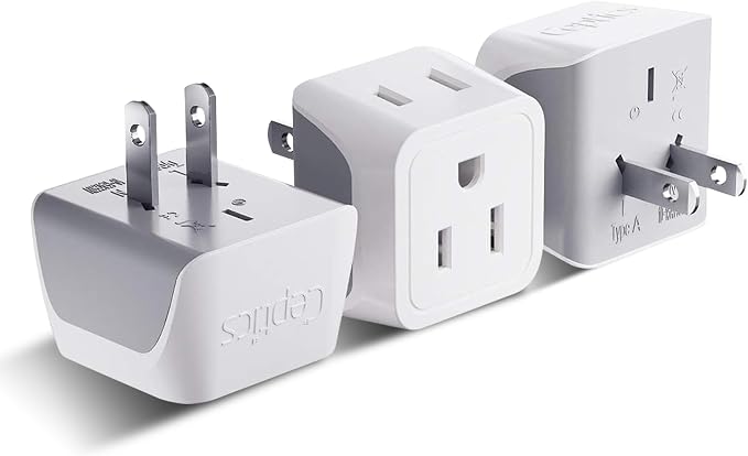 Japan, Philippines Travel Adapter Plug by Ceptics by Ceptics