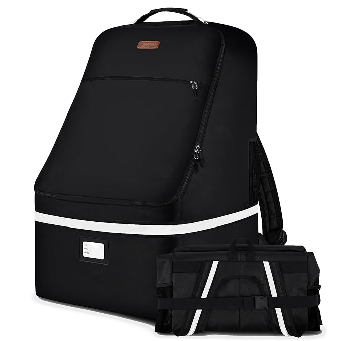 Car Seat Travel Bag, Padded Car Seats Backpack by SINVICKO