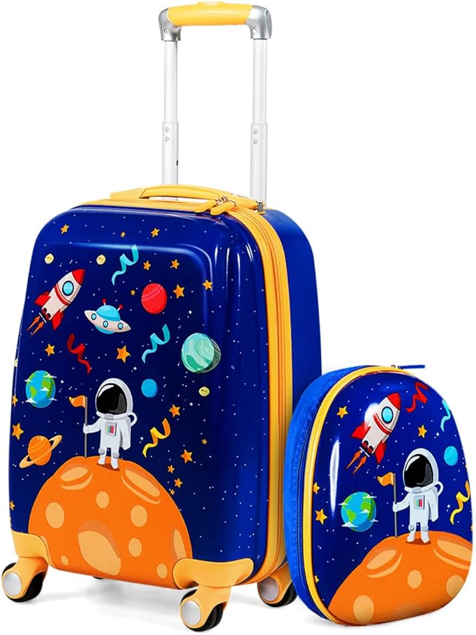 HONEY JOY Kids Luggage, Lightweight Toddler Suitcase, Durable ABS Hardshell by HONEYJOY