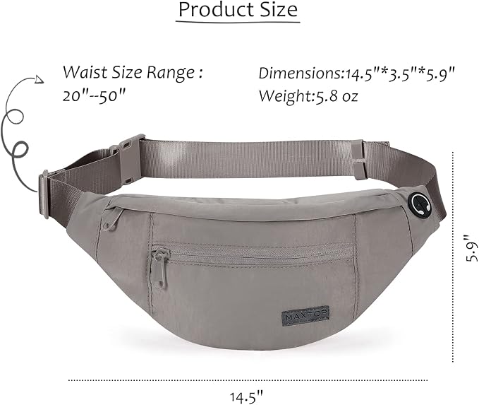 MAXTOP Large Crossbody Fanny Pack - Image 5