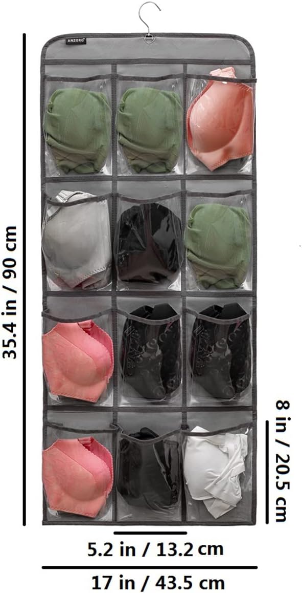 Dual Sided Hanging Shoe Organizer - Image 9