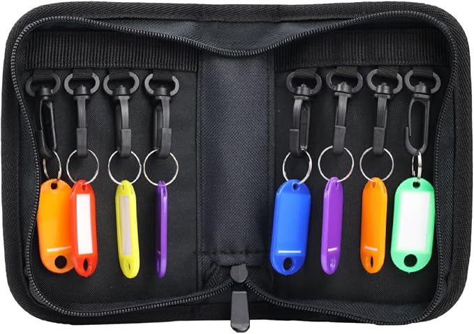 Portable Zippered Key Organizer, Fireproof Key Case by Sdstone