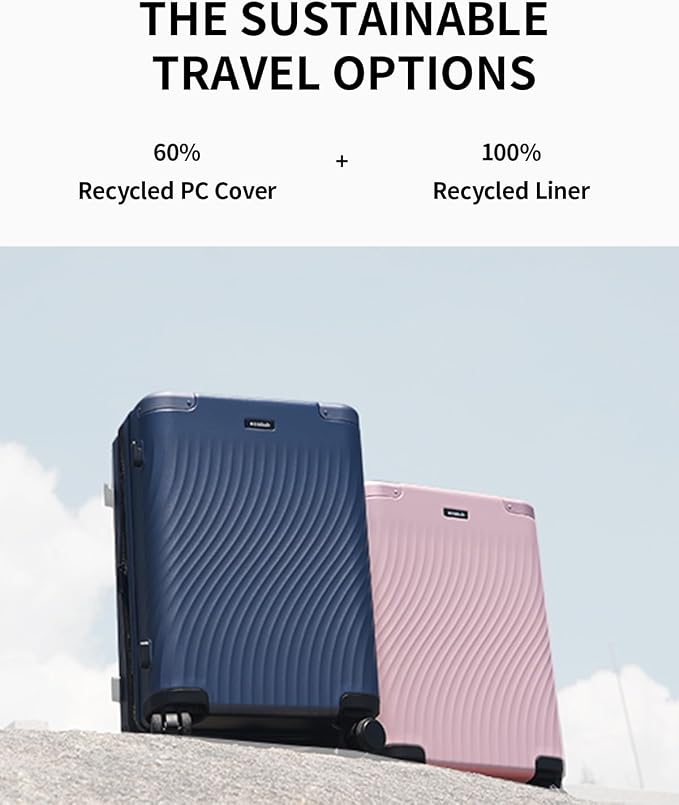 ECOHUB Hardside Expandable Carry On Luggage, Lightweight Small Hardshell Travel - Image 9