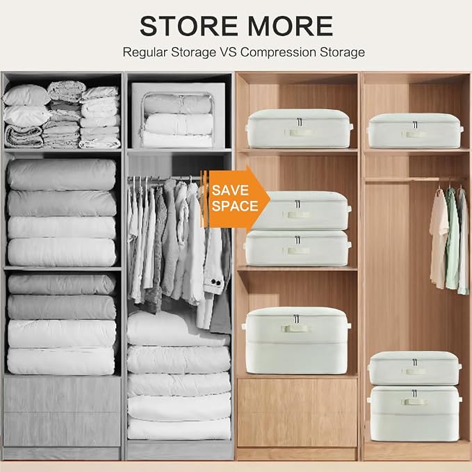 Ultra Space Saving Self Compression Storage Bags - Image 8