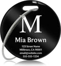 Customized Stainless Steel Luggage Tags: Personalize Your Suitcases, and Bags by Kcule