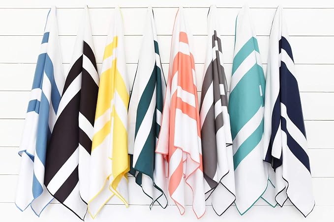 Laguna Beach Textile Co. Recycled Microfiber Quick Dry Beach Towel - Image 6