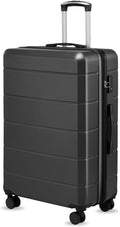 28 Inch Luggage, Expandable Hardside Large Checked Suitcases by YOETEY