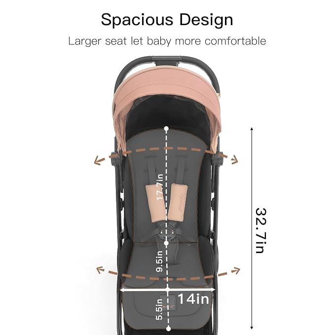 Gravity Folding Baby Stroller - Image 4