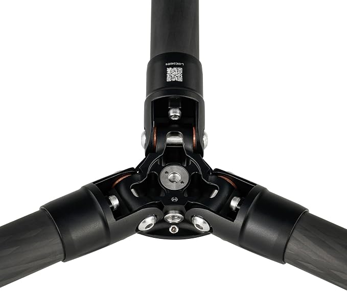 Leofoto Professional Camera Tripod, 63.4" Compact Carbon Fiber Tripod - Image 3
