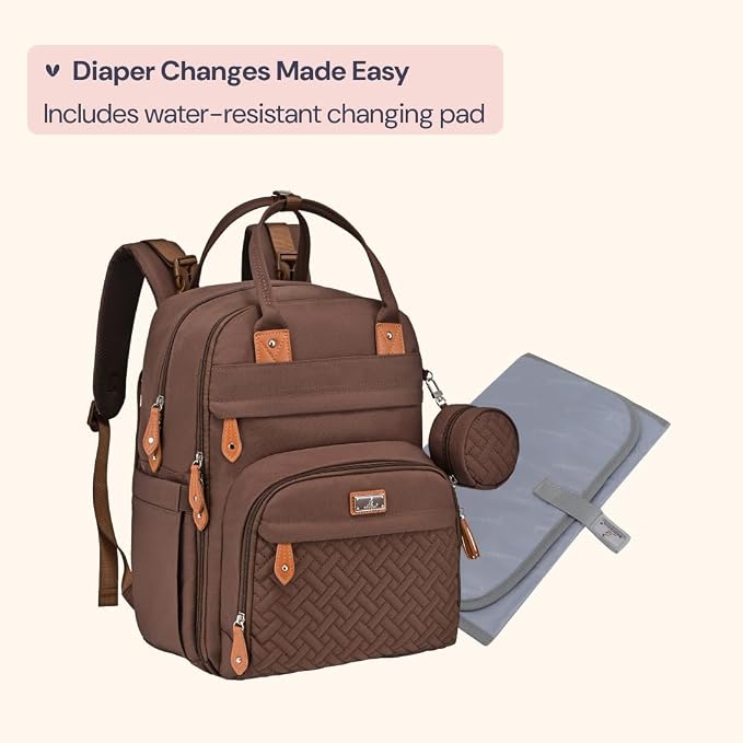 BabbleRoo Diaper Bag Backpack - Image 7
