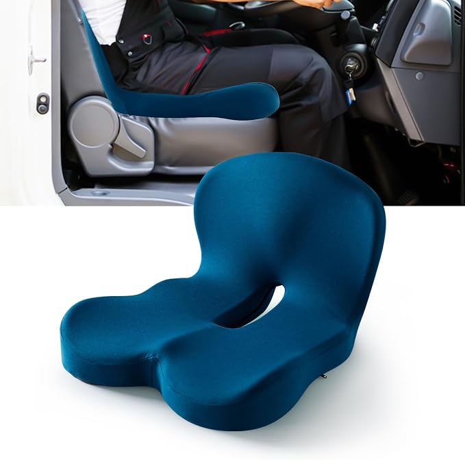 Buttocks Cushion for Office Chair Memory Foam Seat Pad for Butt Support - Image 2
