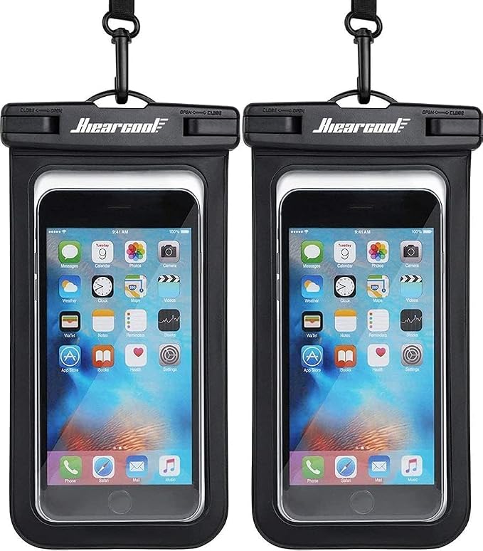 Hiearcool Waterproof Phone Pouch, Universal Case Compatible by Hiearcool