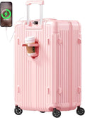 Krute 28 inch Luggage with Spinner Wheels Checked Suitcases with USB Port and by Krute