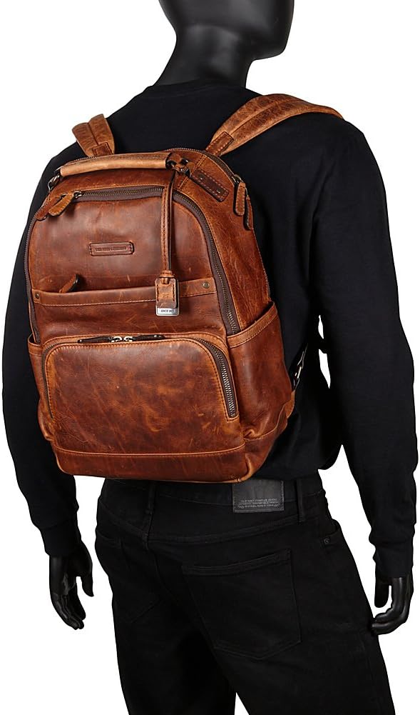 FRYE Logan Backpack Backpack Cognac Antique Pull Up One Size - Image 6
