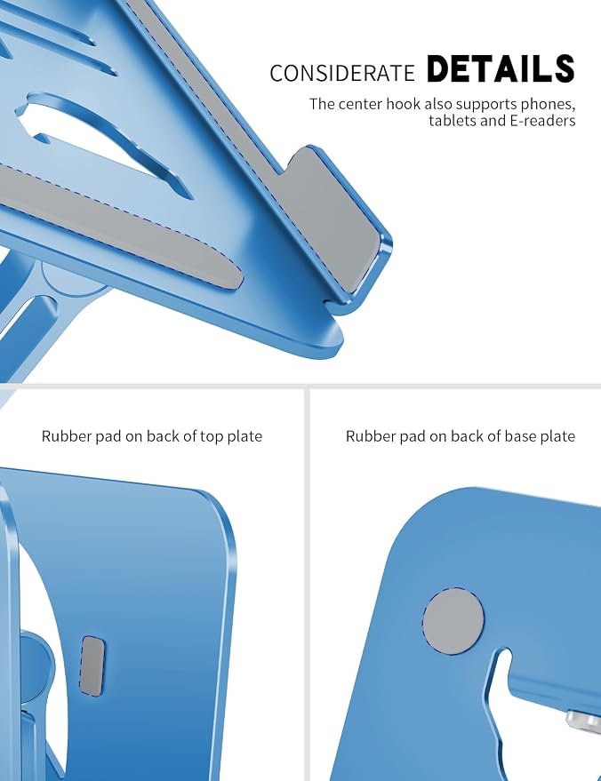 Laptop Stand, Ergonomic Adjustable Computer Stand - Image 3