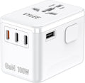 PD100W GaN Universal Travel Adapter, International Power Adapter in One by VYLEETechnology