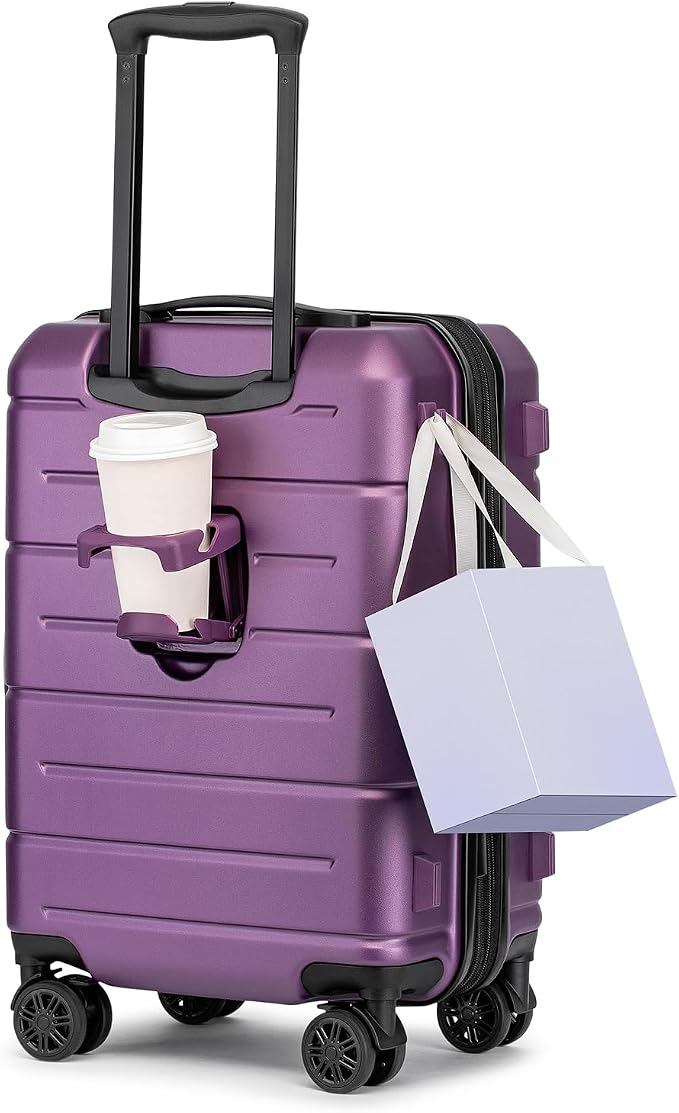 KYME Hardside Expandable Carry On Luggage 22x14x9 Airline Approved by KYME