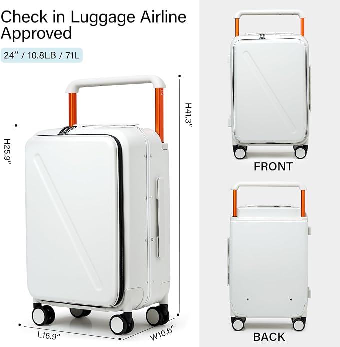 MILADA Wide Handle Luggage - Image 3