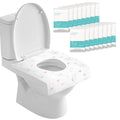 50 Packs Toddler Toilet Seat Covers Disposable, Disposable Toilet Seat Covers by Krijuess