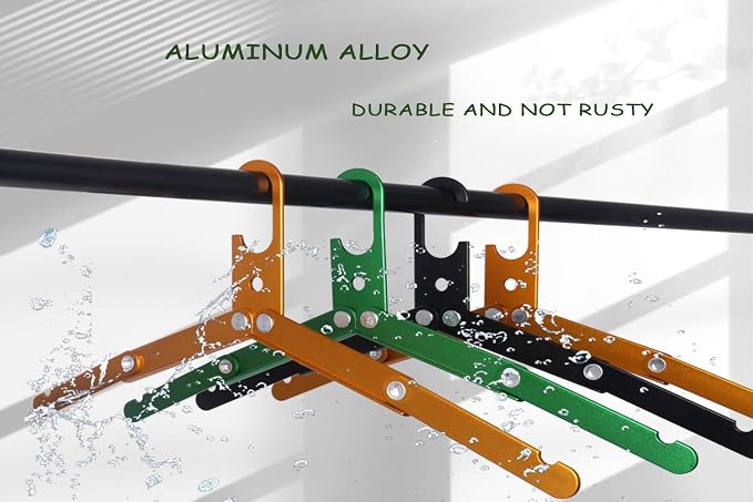 Hikeman Travel Hangers Metal Heavy Duty Folding Hangers - Image 7