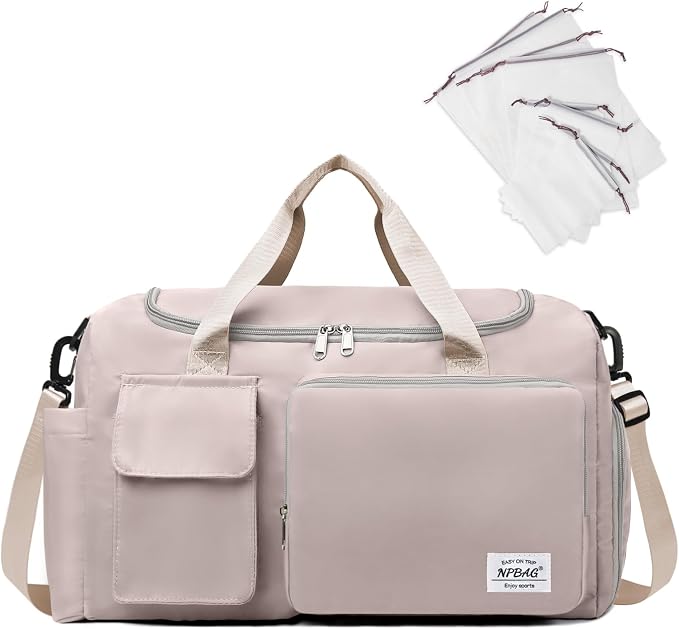 NPBAG Women Travel Duffel, Gym Workout Overnight Bag, Mommy Hospital Bag by NPBAG