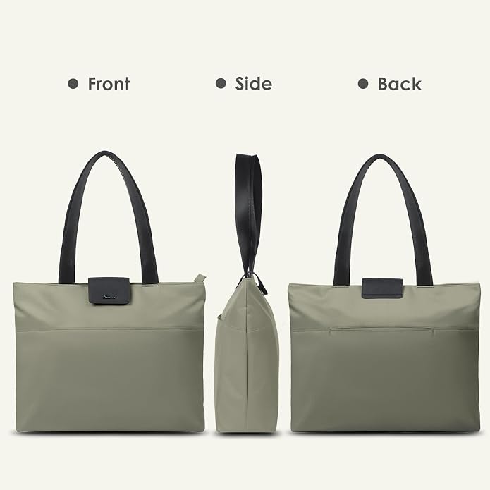 SIMTOP Tote Bag for Women with Magnetic Pocket Water Resistant Polyester 16.2" - Image 7