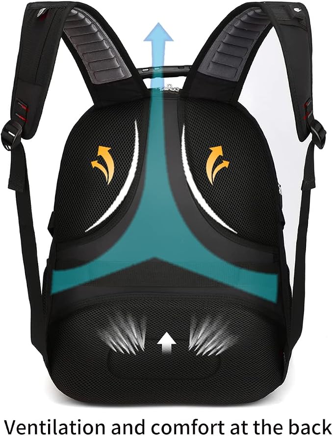 SHRRADOO Extra Large 50L Travel Laptop Backpack - Image 6
