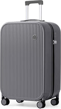 mixi 24 Inch Checked Luggage PC Hardshell Suitcases by MIXI