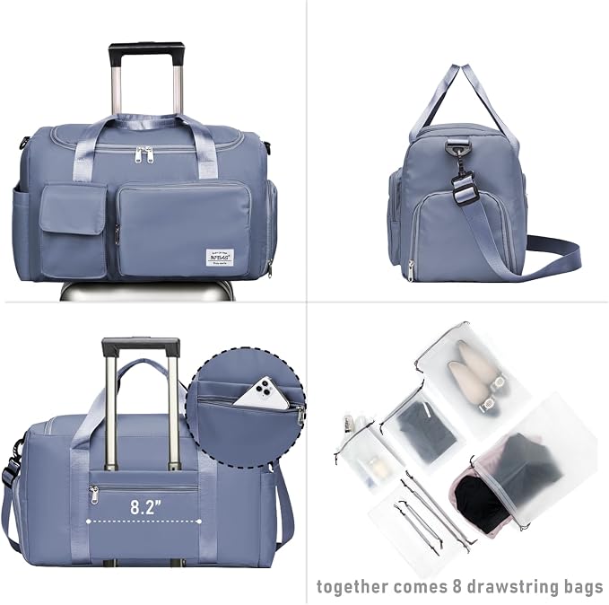 NPBAG Women Travel Duffel, Gym Workout Overnight Bag, Mommy Hospital Bag - Image 2