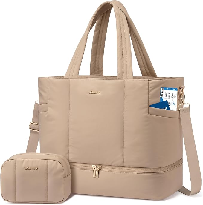 LOVEVOOK Travel Duffle Bag, Puffer Weekender Bags by LOVEVOOK